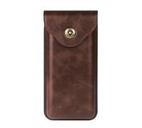 Leather Holster with Belt Loop Compatible with Samsung Galaxy Z Fold 6/5/4/3/2/1, Cell Phone Belt Clip Case Sport Travel Waist Bag Wallet Compatible with Huawei Mate X3/Mate X2/SM-F9260/F9160/F9000