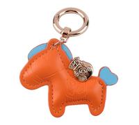 Leather Horse Keychain,PU Leather Small Pendant | Portable Animal Keychain for Cell Phone, Wallet, Parties, Backpack