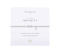 Leather Infinity Bracelet in Silver