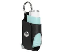 Leather Inhaler Case - Portable Storage Pouch, PU Protective Tool for Medical, Compact Sleeve Featuring Keychain Clip | for, Camping, Travel, Business, Trip, Home, School
