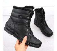 Leather insulated ankle boots Remonte W RKR629B black