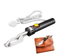 Leather Iron, Digital Display Mini Temperature Adjustable 50-350℃ for Craft Leather Repair, Shoes, Bags, and Crease Removal