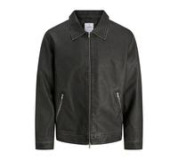Jack & Jones Casablanca Leather Jacket Black 2XL Men