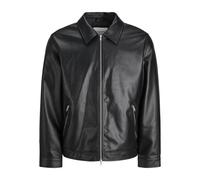 Jack & Jones Casablanca Leather Jacket Black XL Men
