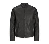 Jack & Jones Warner Leather Jacket Black 2XL Men