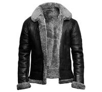 Leather Jacket Men's Winter: Winter Jacket Warm Fleece Jacket Military Jacket Casual Lined Cargo Jacket Thermal Outdoor Jacket Work Jacket Large Sizes Cycling Jacket for Hiking Cycling Camping, gray,