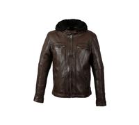 Leather jacket Oakwood Drink Marron 2XL