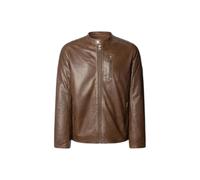 Leather jacket Pepe Jeans Joey Marron S