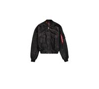 Alpha Industries Ma-1 Fl Vintage Bomber Jacket Black S Woman