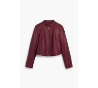 Leather jacket woman Desigual Ariel Rouge M