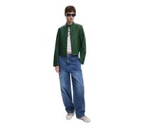 Leather jacket woman Desigual Ariel Vert XL
