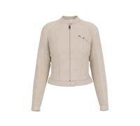 Leather jacket woman Guess New Fiammetta Beige M