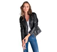 Leather jacket woman Le Temps des cerises Nancy Noir XS