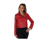 Leather jacket woman Oakwood Yoko Rouge 2XL