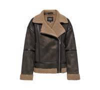 Leather jacket woman Only Kendra Marron M