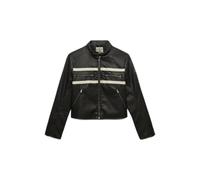 Leather jacket woman Superdry Moto Noir M
