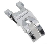 Leather Jeans Gliding Presser Foot For Thick Materials Handles 4 To 6 Layers Of Canvas Corduroy And Heavy Fabric With Spring Loaded Action For Low Shank Sewing Machines Silver Color Single Pack