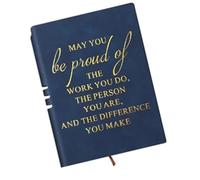 Leather Journal Notebook Motivational Journal Notepads Travel Notebook 100Sheets Lined for Employee Appreciation Present Planner