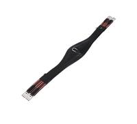 LEATHER JUMPING GIRTH WITH ELASTIC BANDS
