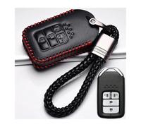Leather Key Cover Car Key Case For CRV For Pilot For Accord For Civic For Pilot For Fit For Freed Key Cover Cap(037-4M-S-R)
