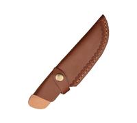 Leather Knife Sheath,Leather Knife Sheath for Belt,Folding Knife Sheath,Multi-tool Knife Sheath with Snap Closure,Knife Sheath with Loop, brown, Consulte la descripción, See description