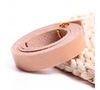 Leather Lace Flat Black/Brown/Coffee 3-30mm No Welding Flat Genuine Leather Jewelry Cord String Lace Rope DIY Chokers Necklace Bracelet Finding.(Brown,25mm)