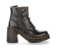 Leather Lace-Up Boots - female - Dr. Martens - Heeled Boots - Black - 7 UK - Shoes 7 UK