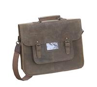Leather Large Satchel Bag for BROMPTON C-Bag Barbour Alternative VINTAGE BROWN (BAG ONLY (NO ALUMINIUM FRAME))