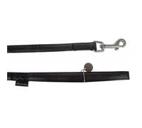 Leather Leash 25mm/120 cm Black ZOLUX