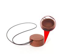 Leather Lens Cap for instax MiniEVO Cinema Camera Retro Leather Anti-Dust Anti-Scratches Camera Lens Cover with Anti-Lost Lanyard Accessories (Brown)