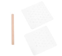 Leather Letter Stamping Tool Set for Crafting and Making Belts, Plastic and Wood Material with Smooth Appearance, Alphabet Embossing Stamp for Leatherwork Beginners