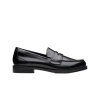 Leather loafers for women Clarks Straven Edge Noir 37