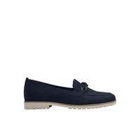 Leather Loafers Navy Blue