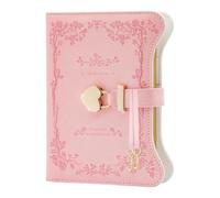Leather Locking Diary, B6 Personal Journal with Key, 360-Page Refillable Notebook, Private Stationery for Thought Documentation, Sophisticated Storage for Confidential Notes