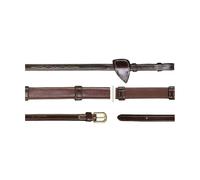 Leather loop reins for horse Dy'on Hunter 5/8"