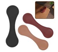 Leather Magnetic Bookmark, 3 PCS Personalized Leather Book Mark Double-Sided Magnetic Book/Page Markers, 3 Colors Bookmark Gifts for Lover Women Men Her Him