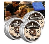 Leather Maintenance Paste for Baseball Gloves,Baseball Glove Cleaner,Glove Conditioner,Protects Leather | GloveConditioner, LeatherCare, Preserves Leather,for Outdoor Sports Gear ，3PC