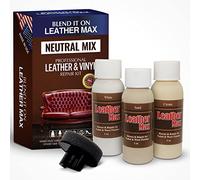 Leather Max Quick Blend Refinish and Repair Kit, Restore, Recolor & Repair / 3 Color Shades to Blend with/Leather Vinyl Bonded and More (Beach Mix)