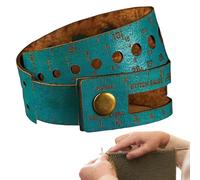 Leather Measuring Tool, 7-In-1 Multi Functional Leather Ruler, 18 Inch Wrist Measure, Sewing Craft Supplies, Metric Size Gauge For Knitting Crocheting Embroidery Weaving