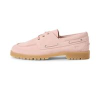 Leather Moccasin - female - Tamaris - Boat Shoes - Pink - 6 UK - Shoes 6 UK