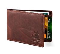 Leather Money Clip Wallet for Men RFID Blocking Slim Bifold Front Pocket Design With Quick Cash & Card Access, Premium & Durable Top Grain Leather, Ideal for Work, Travel, Adventure or as a Gift