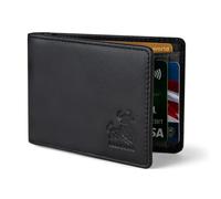 Leather Money Clip Wallet for Men RFID Blocking Slim Bifold Front Pocket Design With Quick Cash & Card Access, Premium & Durable Top Grain Leather, Ideal for Work, Travel, Adventure or as a Gift