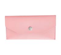 Leather Money Envelope PU Business Card Wallet Large Capacity Cash Organiser Case for Budgeting Billing 6.9x3.7Inch Card Wallet