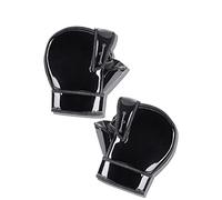Leather Motorcycle Gloves - 2PCS Unisex Handlebar Muffs, Windproof & Waterproof, Warm Cover Gloves For Winter (Black)