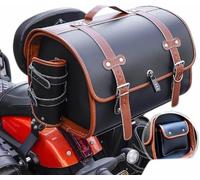 Leather Motorcycle Top Box Tail Bag for Honda CB650R E-Clutch 2024-2026