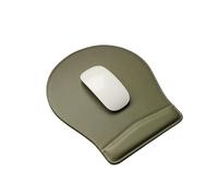 Leather Mouse Pad with Wrist Rest - Ergonomic Support, Non-Slip Base, Smooth Surface(Green)