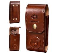 Leather Multitool Sheath，Multi Tool Holster for Leatherman, Gerber, SOG and Similar Folding Tools (Coffee, for 4" to 4.5" Tools)