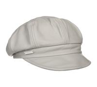 Leather Newsboy Cap by Seeberger
