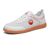 Leather Non Slip Lightweight Unisex Adult Tai Chi Taekwondo Training Shoes,Martial Arts Kung Fu Boxing Shoes