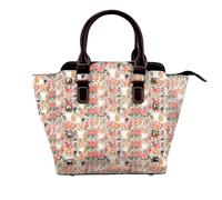 Leather One-Shoulder Rivet Bag Ladies' Handbag With Fully Printed And Multi-Faceted Design, With Adjustable Shoulder Strap And Fashionable Pu Diagonal Bag, Suitable For Commuting, Traveling